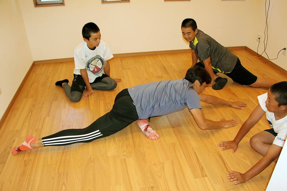 つまだ整骨院にて技術指導